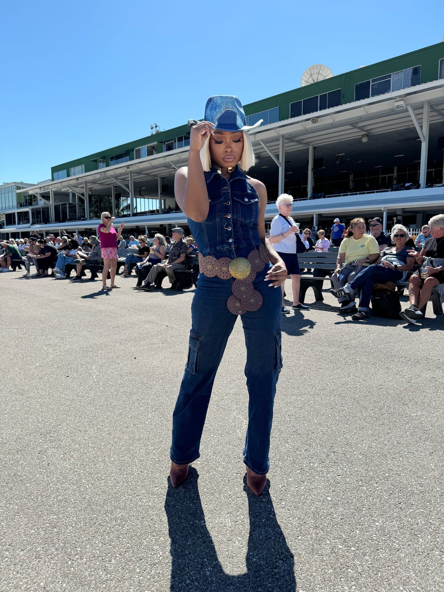 Denim on Denim Jumpsuit